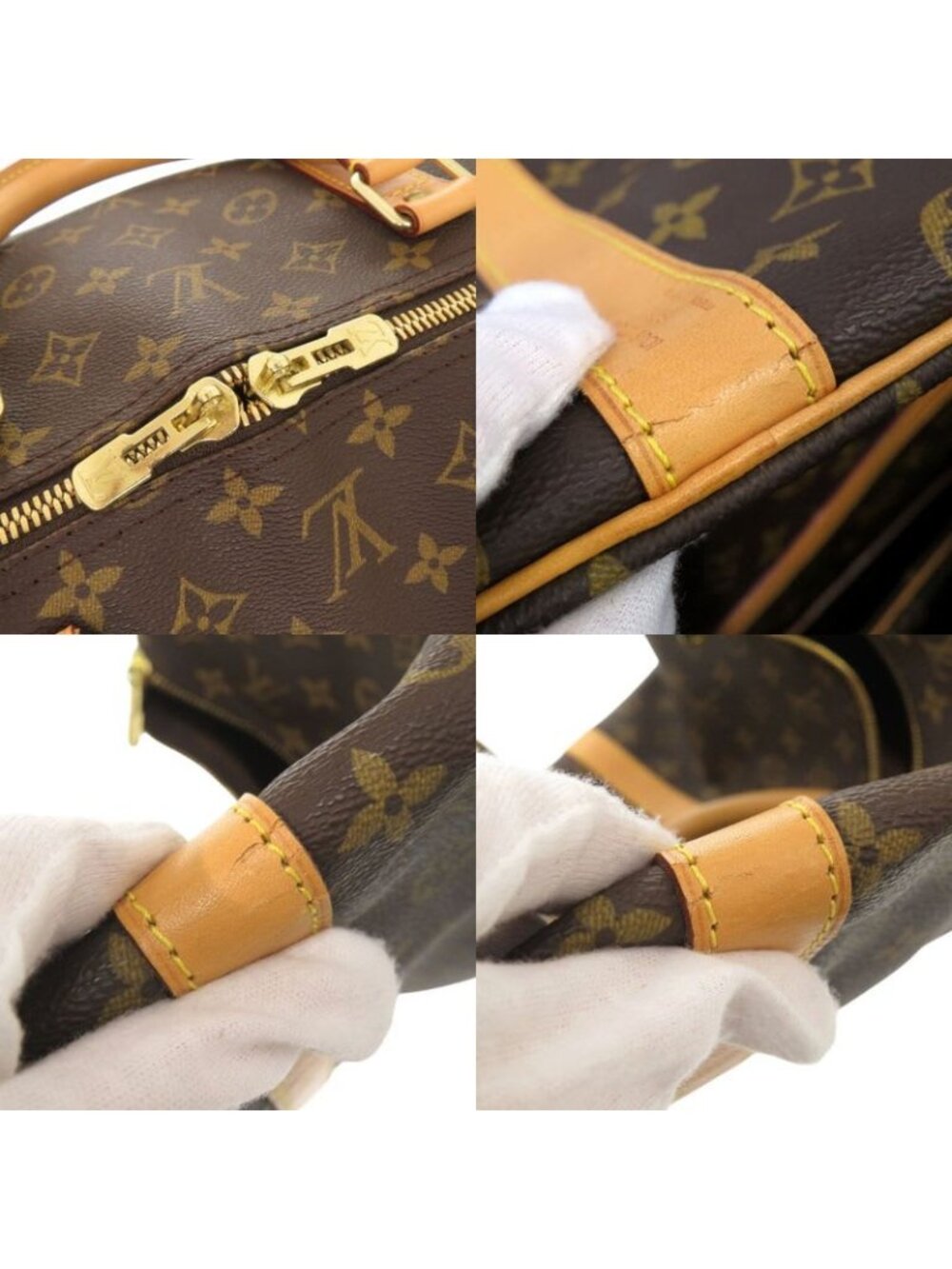 Louis Vuitton Keepall Bandouliere 60 Monogram Brown Boston Bag 0950 - Picture 8 of 10